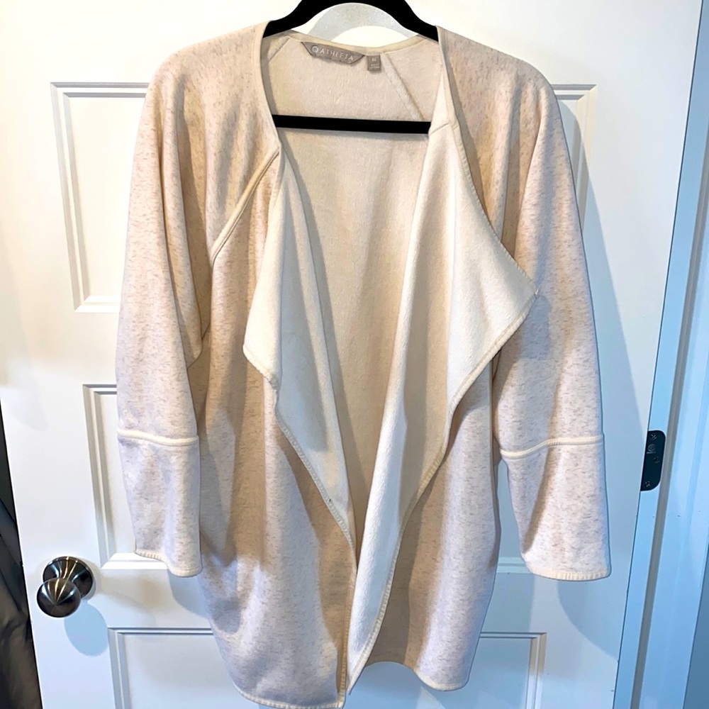 Athleta velour-lined yoga sweatshirt